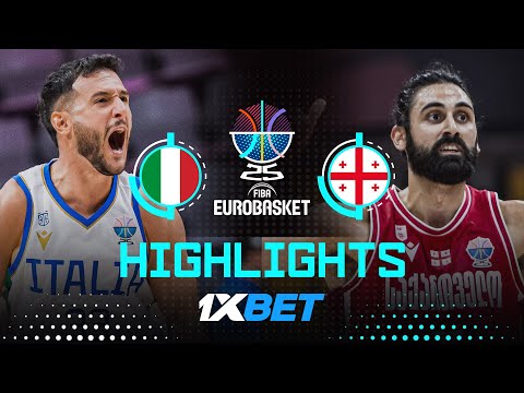 Italy 🇮🇹 fights off Georgia 🇬🇪 for first win at #EuroBasket 2025!