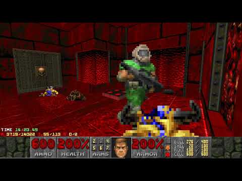 [TAS] [Freecam] Doom II - Tarachillax MAP 10 UV-MAX by Red Recluse in 27:32