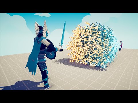 KRO KNIGHT vs 2x EVERY GOD - Totally Accurate Battle Simulator | TABS