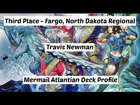 Yu-Gi-Oh! Third Place - Fargo, North Dakota - Travis Newman - Mermail Atlantian Deck Profile
