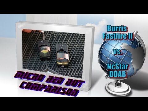 Micro Red Dot Comparison, Burris FFII and NcStar DDAB