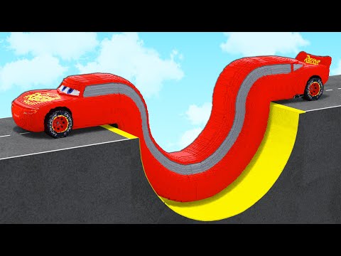 LONG CARS vs REVERSE SPEED BUMPS in Teardown