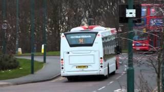 preview picture of video 'National Express West Midlands Scania Omnilink 1844 BV57XHM'