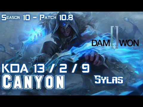 DWG Canyon SYLAS vs REK'SAI Jungle - Patch 10.8 KR Ranked
