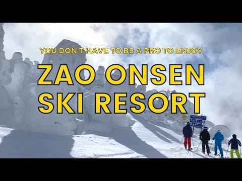 🇯🇵Winter in JAPAN | Skiing in Zao Onsen Ski Resort 蔵王 (Yamagata)