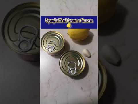 Spaghetti al tonno e limone