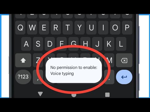 No Permission To Enable Voice Typing Motorola | Google Voice Typing Problem Motorola