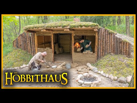 Das Hobbithaus - Mauern wie in Gondor - Bushcraft Mega Shelter