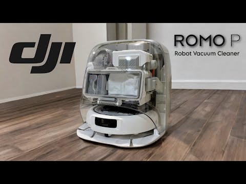DJI ROMO P - Robot Vacuum Cleaner - Unboxing & Full Test for Home