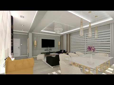 Wiatrołap, salon, korytarz i pokój gościnny