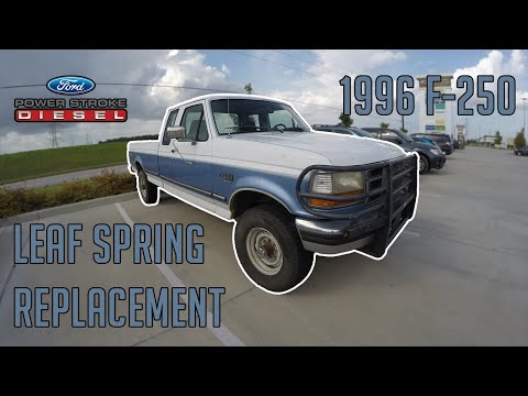 1996 Ford F-250 7.3L Diesel Leaf Spring Removal & Install