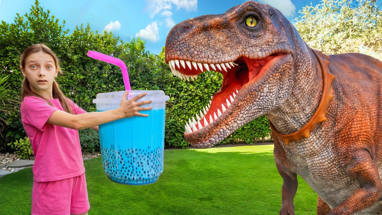 T-Rex in My House: Eva Teaches Hungry Dinosaur Good Manners