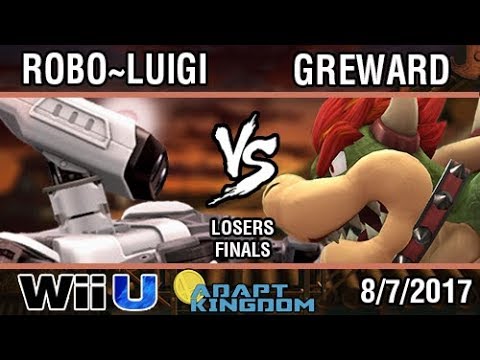 [Adapt Kingdom] Robo~Luigi (R.O.B.) vs Greward (Bowser) SSB4 Losers Finals
