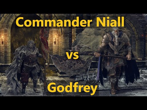 Commander Niall vs Godfrey, First Elden Lord