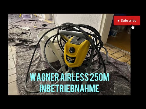 Wagner Airless 250M commissioning and preparation in 5 minutes - this is how it's done right!