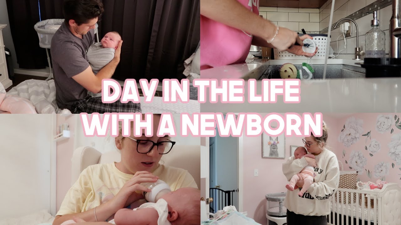 DAY IN THE LIFE WITH A NEWBORN | MATERNITY LEAVE VLOG