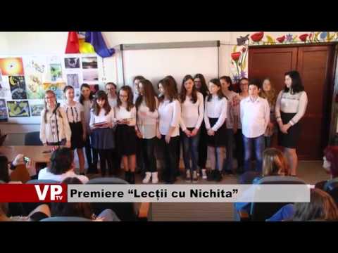 Premiere “Lecții cu Nichita”
