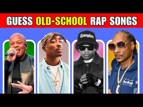 Guess Old-School Rap Songs | Old-school Rap Quiz | Old-School Hip-Hop Song Challenge!