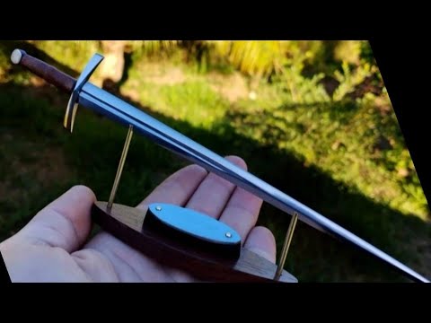 Making an awesome medieval mini sword for opening cards.
