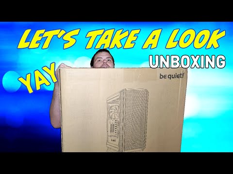 Silent Base 802 White Unboxing - I actually drop something