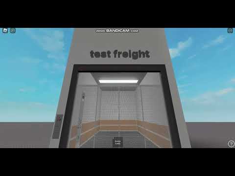 (divine motor) awesome MEI/Kone? Hydraulic Freight Elevator @ Peelle Door Display And Testing