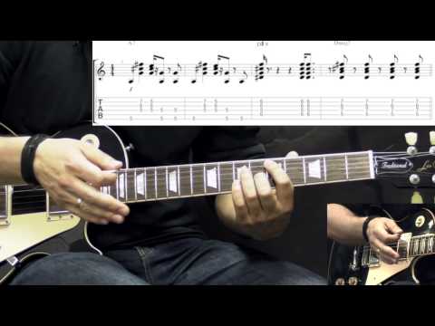 Gary Moore - Cold Day In Hell - Blues Guitar Lesson Part1 (w/Tabs)