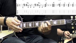 Gary Moore - Cold Day In Hell - Blues Guitar Lesson Part1 (w/Tabs)