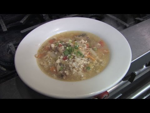 Classic Chicken Mushroom Barley Soup