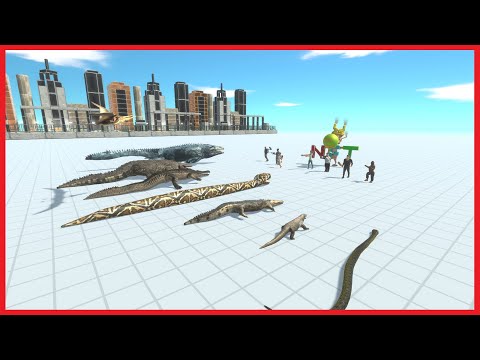 REPTILES WITH MOSASAURUS VS EVERY FACTIONS