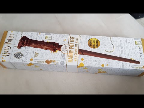 Harry Potter Milk Chocolate Wand Wizarding World Unboxing Product Opening 2020