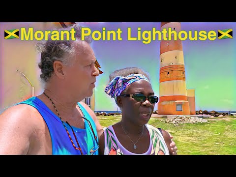 Historic Morant Point Lighthouse in St Thomas Jamaica