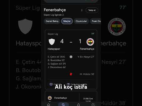 Ali koç istifa yeterr #alikoç #fb #süperlig #fenerbahçe #keşfetbeniöneçıkar