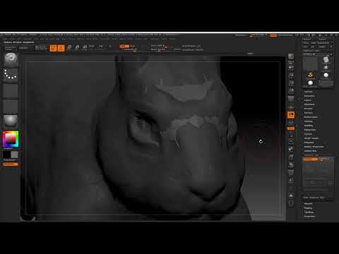 Manual Retopology in ZBrush