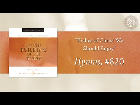 Riches of Christ We Should Enjoy