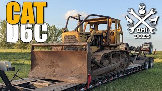 I bought a Caterpillar D6C dozer to build a pond! | It needs some work... | Cat D6 restoration #1