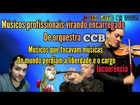 Encarregado Regional CCB é músico profissional só ele pode  tocar musicas do mundo.
