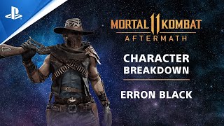 PlayStation Mortal Kombat 11: Aftermath - Character Breakdown: Erron Black | PS Competition Center anuncio