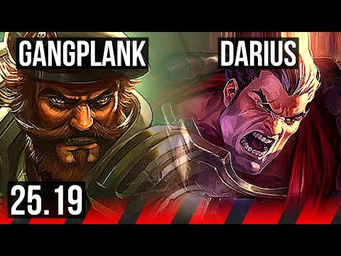 GANGPLANK vs DARIUS (TOP) | 11/2/11, Legendary | KR Master | 25.19