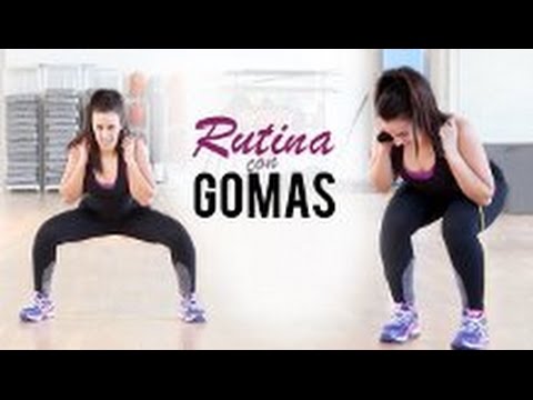 Tonificar piernas con gomas | 13 minutos