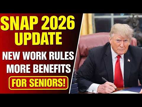 SNAP Food Stamps 2026  New Work Rules + How Seniors Get MORE Benefits Don't Miss This