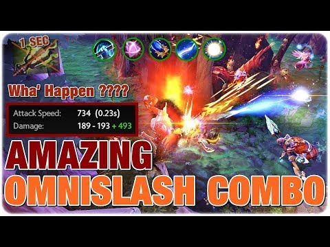 Wha' Happen? 1 Sec 4300 Damage Omnislash | Juggernaut Amazing Omnislash Combo