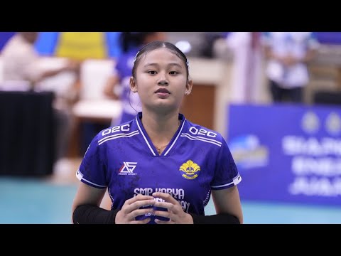 Arimbi tampil memukau di FINAL Jeva Spike Nation Set 1 antar SMP wilayah Jabar 