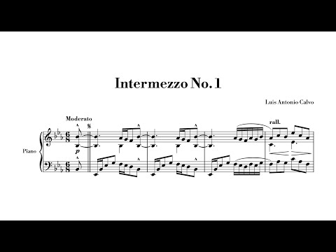 Luis Antonio Calvo - Intermezzo No. 1