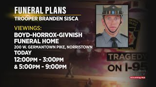 Viewing For Pennsylvania State Trooper Branden Sisca Will Be Held Friday In Norristiown