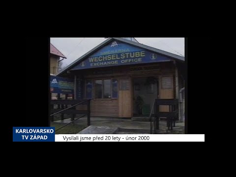 2000 – Pomezí: Neznámý pachatel přepadl směnárnu (TV Západ)