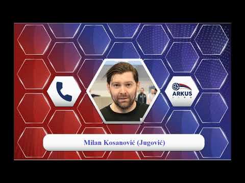 Najava 22. kola (muškarci) ARKUS lige - igrač Jugovića - Kosanović Milan