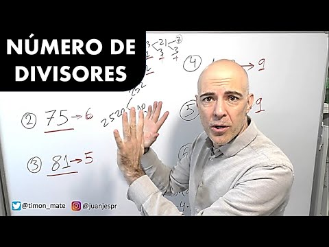 CÓMO HALLAR EL NÚMERO DE DIVISORES DE UN NÚMERO NATURAL