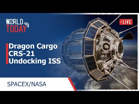 SpaceX/NASA - Dragon Cargo CRS-21 - Undocking ISS