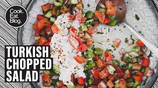 Learn how to prepare a delicious Turkish Chopped Salad (Çoban Salatasi - Shepherds Salad)