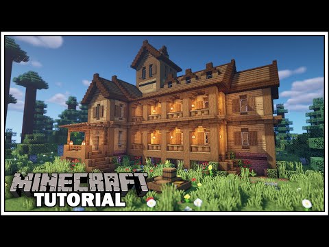 TheMythicalSausage - Minecraft Tutorial: How to Build a Large Wooden House